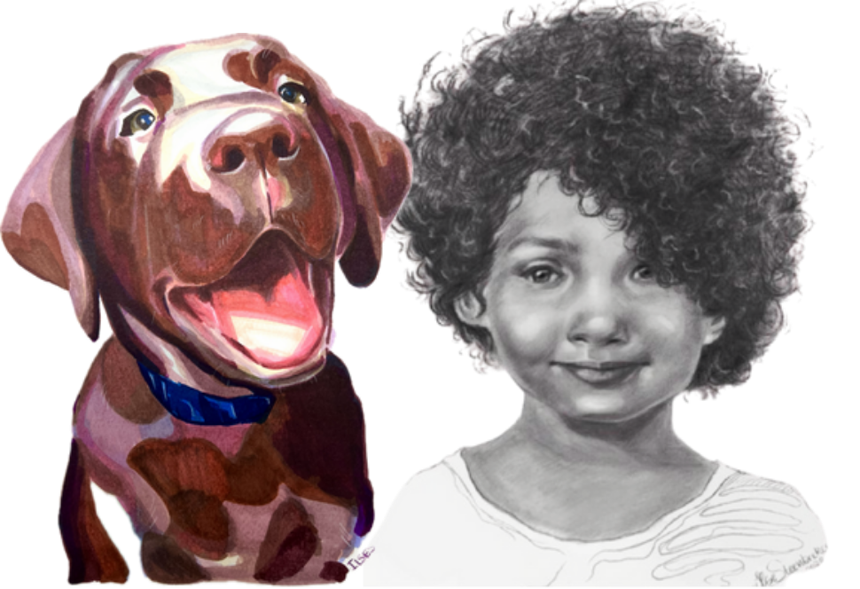 Huisdier- en portretvoorbeeld van Ilse Artstudio